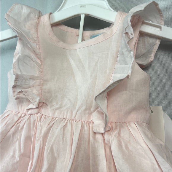 Edgehill Collection Pink cotton dress and diaper cover set size 3 months NWT - Picture 3 of 11